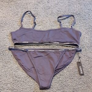 Lounge Unnderwear Essential Set Grey